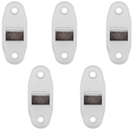 Pack of 5 Belt Guide Roller Shutter Belt Guide 16 mm Mini Belt Guide with Brush Seal Belt Guide Roller Shutter Belt Guide for Roller Shutter Belt Hole Distance