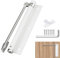 Spring Door Closer, Gate Closing Spring Aluminum Alloy Automatic Door Closers for Interior Door with Adjusting Rod and Screws for Wooden Residential Commercial Doors