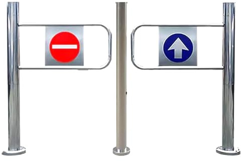 Swing Gate Barrier for Garage Parking Lots 90° Access Door Entrance One Way Guardrail Half Waist Barrier (150x100cm 59x39in)