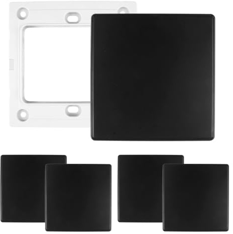 4 Piezas 8,5 x 8,8cm Tapa Ciega Enchufe Pared