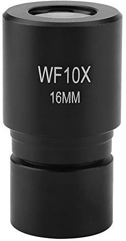 DMR001 WF10X 16 mm vidvinkelokular för biologiskt mikroskop, 23,2 mm monteringsstorlek, optisk lins och aluminiumlegering
