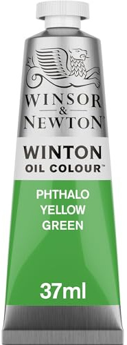 Winsor & Newton Oil Paint, Phthalo Yellow Green, 37 ml (Pack of 1)