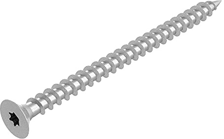 Vite SECCARO per truciolare 4,5 x 60 mm, acciaio zincato, vite per legno con filettatura totale, TX / esalobata, 150 pezzi