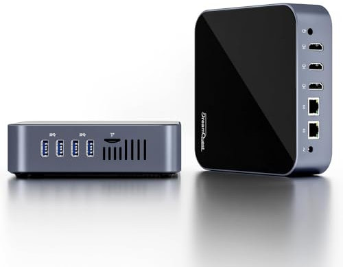 DreamQuest Mini PC vorinstalliert mit OS, Intel 12th Gen N95 (bis zu 3.4GHz) 32GB RAM 1TB M.2 SSD, USB3.2, BT4.2, WiFi 5, 4k HDMI