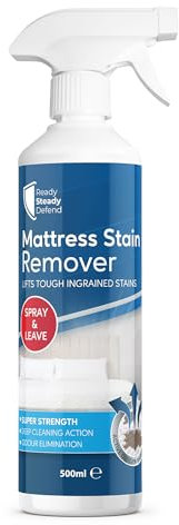 Mattress Stain Remover 500ml - Extra Strong Oxygen-Based Formula, Safe for Organic Stains, Spray & Leave, Non-Damaging, User-Friendly Application
