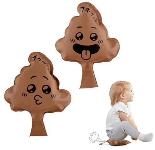 Rakiuty Pupskissen,Furzkissen,Pupskissen Kinder,Selbstaufblasend Pupskisse,Lustige furz Prank Scherzartikel Party,2 Stück