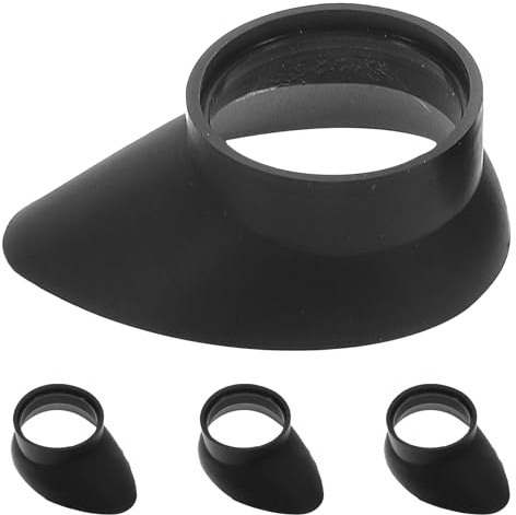 Ciieeo Accessori per Microscopio 4 Pezzi Coprioculari in Gomma Morbida 29-33 Mm per Binocoli e Telescopi Protezione Oculare Antiriflesso per Uso Scientifico e Didattico