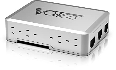 VONETS Gigabit 5 Ports PoE Switch Extender mit 3 PoE Out, 1 x Uplink, 1 x SFP 10/100/1000 Mbps, Ethernet Switch IEEE/PoE Switches 802.3at/af für PoE Extender Netzwerk Port, Plug and Play