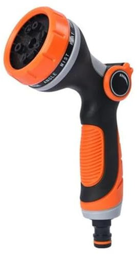Pistolet d'arrosage haute pression, 10 types de fonctions, buse d'arrosage par pulvérisation for jardin agricole, arroseur (Size : Orange-2PCS)