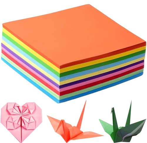 200 Sheets 10 Colors Coloured A4 Paper for DIY Arts & Crafts, Paper Cutting, Drawing, Origami & More