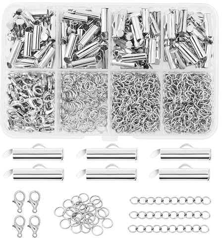 Mandala Crafts 13mm Stainless Steel Jewelry Slider Clasps Connectors