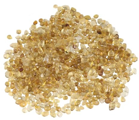 Alipis Gravier de Verre Décoratif Ambre 500g pour Aquarium | Style Diy, Usage Maison, Grosse Quantité, Finition Kaki, Pierre Décorative pour Bac