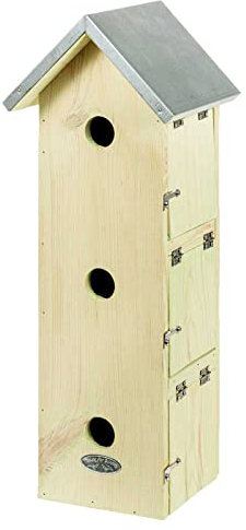 SIDCO Nistkasten Spatzen Brutkasten Spatz Vogelhaus Holz Spatzenhaus Spatzenvilla