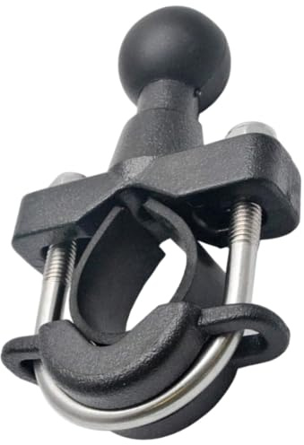 Base de guidon U-Bolt Base Riloer Rail Base Clamp avec boule de 1 pouce pour moto, vtt, vélo