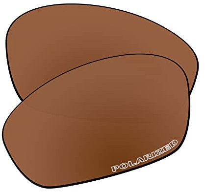 EZReplace Verres de rechange pour lunettes de soleil Oakley Straight Jacket 2007 (verres polarisés), Polycarbonate marron bordeaux, Taille unique