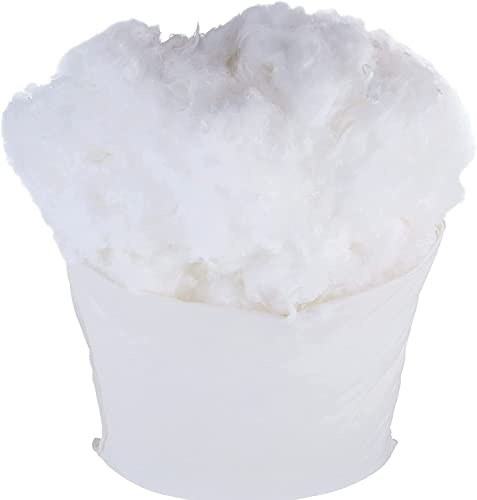 Comfortesy Extra Soft & Pure Virgin Hollow Fibre Stuffing Toys, Pillows, Cushion, Ped Beds Filling Teddy Bear Anti-Allergenic Soft White 100% Polyester High Grade Soft Hollow Fibre (500 GRAMS)