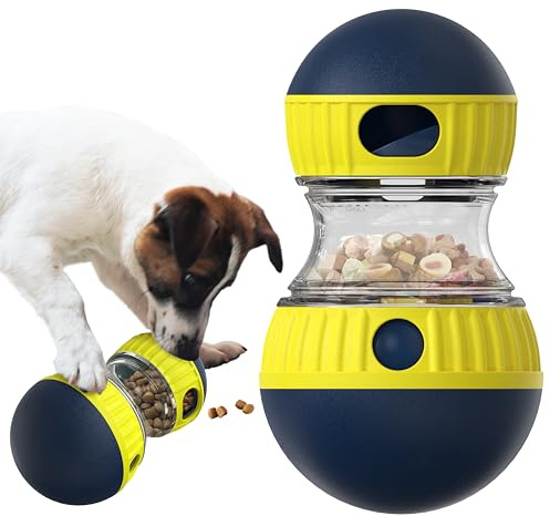TLKNG Large Size Dog Enrichment Toy for Medium/Small Dogs Treat Dispenser Ball, Puppy Food Dispensing Toys & Puzzles Slow Feeder & Mental Stimulation,Ultimate Boredom Buster