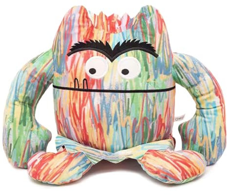 Farbenmonster Plushie, Bunte Monster Plüschtier für eine fröhliche und unbeschwerte Stimmung, Halloween oder Birthday Decorations Monster Kuscheltier Geschenke für Jungen oder Mädchen. (13.7Zoll)