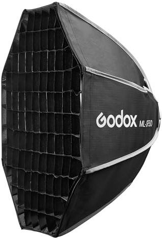 Godox ML-SF50 Octagon Softbox 37 50cm and Honeycomb Grid Softbox