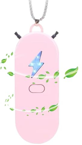 Woalopted Purificateur d'Air de Cou,Collier Ioniseur d'Air - Générateur d'Ions Négatifs Filtre Portable Élimine Odeurs pour Voiture Maison Sport Extérieur et Fêtes
