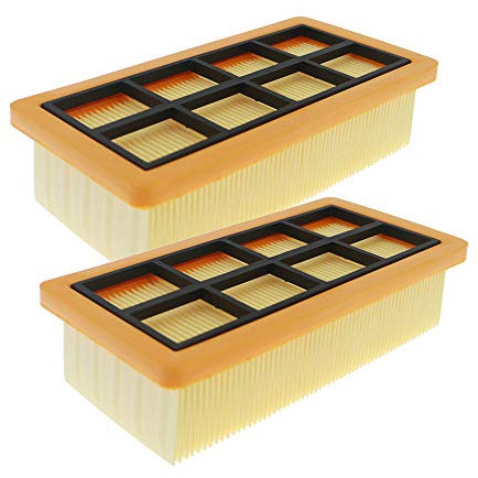 WuYan 2 pezzo,Filtro plissettato piatto per Karcher AD 4 Premium Filter KFI 7420 6.415-953.0 AD 3.000 AD 3.200 Accessori per aspirapolvere