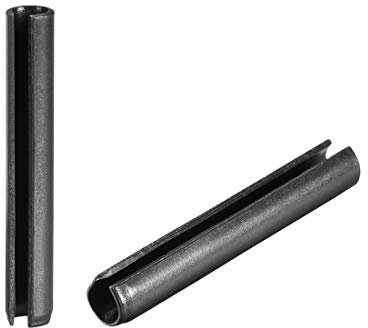 sourcing map Pin de resorte ranurado, 6 mm x 40 mm, acabado liso, kit surtido de rollos de 65 millones para proyectos de máquinas pequeñas, 20 unidades