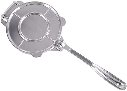 Prensa para Tortillas De Acero Inoxidable Tortilla Maker Harina Tortilla Press Press Dough Press Cake Maker para Dar Forma A Tortillas, Bolas De Arroz, Carne De Res O Huevos-20CM