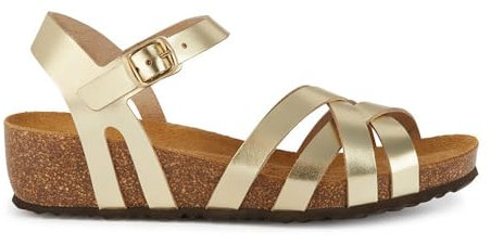 Geox Fille Sthellae B Racine Accueil Femme Sandales-et-nu-pieds, Doré, 40 EU