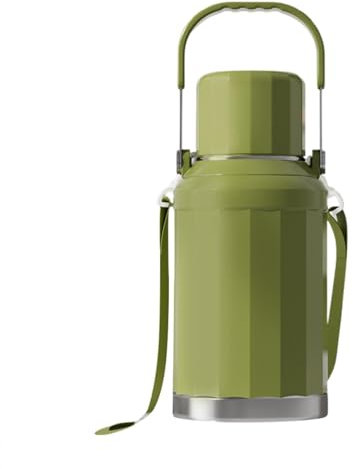 Brocca in acciaio inox, brocca termica per bevande calde | Teiera isolata a doppio strato bottiglia di acqua calda, brocca termica riutilizzabile, brocca isolata, per sport, campeggio, pic-