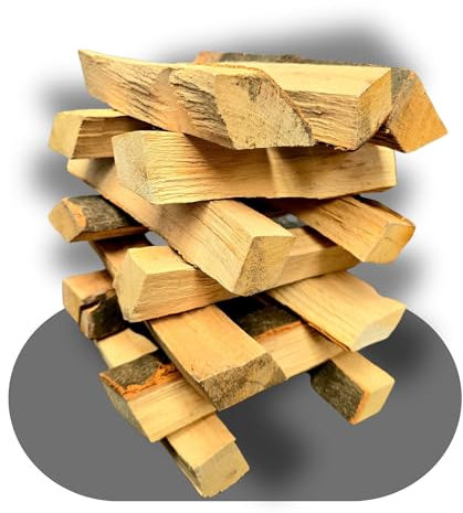 Pizzaofen10 kg Buchenholz für Ofen & Grill – Rauchfreies Premium Brennholz, 19 cm Stücke, Ideal für BBQ, Pizza & Kamin