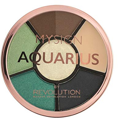 MAKEUP REVOLUTION LONDON - Palette di ombretti My Sign Complete Eye Base - Aquarius
