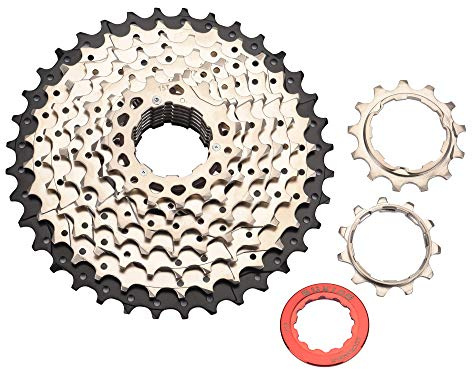 BESNIN Cassetta a 9 Velocità 11_32T/11_36T/11_40T/11_42T Pacco Pignoni 9 Velocità per Mountain Bike, Bici da Strada (9S_11_36T)
