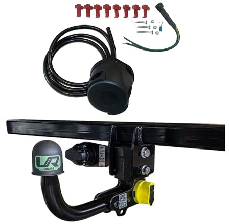Umbra Rimorchi Barra de remolque desmontable vertical y cableado 12N compatible con BMW X1 06030/VM