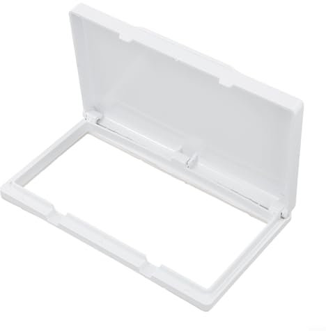 Steckdosenabdeckung, Schalterabdeckung, Schutz, Kunststoff, wasserdichte Dosen, Wandmontage, für Schutzsteckdose für Badezimmer, Zuhause, Draußen(weiß)