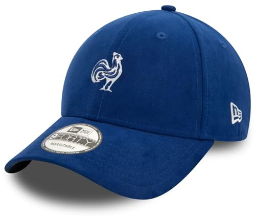 New Era 9Forty Strapback Cap - Suede French Rugby Navy