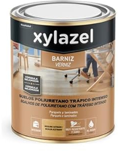 XYLAZEL Barniz Poliuretano Al Agua Suelos Satinado 2,5 L Incoloro