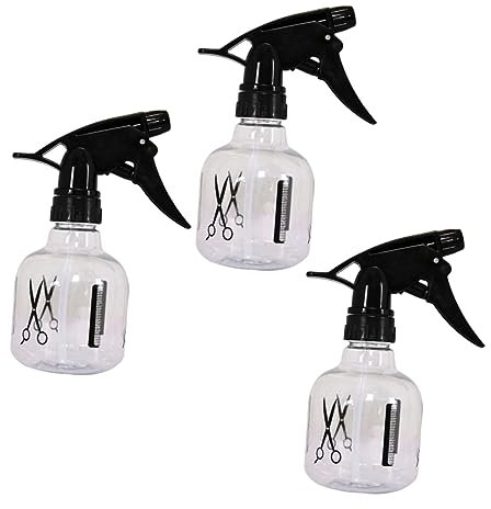 PAMINGONO 3Piezas Botellas Pulverizadoras Vacías Multifuncionales Botellas de Spray para Peluquería Rociador de Agua para Recargables y Portátiles para y Doméstico