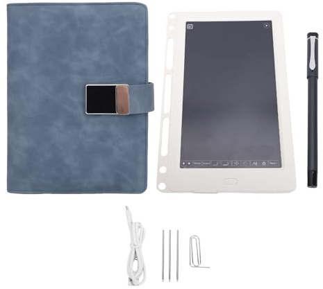 Goshyda Juego de Escritura con Bolígrafo Inteligente Digital 3 en 1, Bolígrafo BT 5.0 con Cuaderno y Tablero de Escritura, Sincronización en Tiempo Real y Reconocimiento OCR para