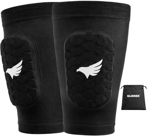 GLIDEEK Light Pro Mini Espinilleras Integradas para Fútbol, Niño y Adulto
