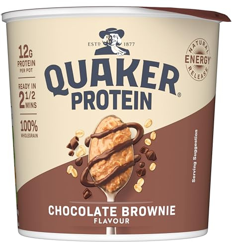 Quaker Oats High Protein Chocolate Brownie Porridge Pot 61g