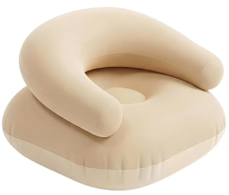 Xijobido Sillas inflables para Adultos - de Inflado Rápido | Sillón Inflable para Acampar - para Descanso, Siesta, jardín Trasero, Playa, en el Aparcamiento, Vacaciones, Festival de música,
