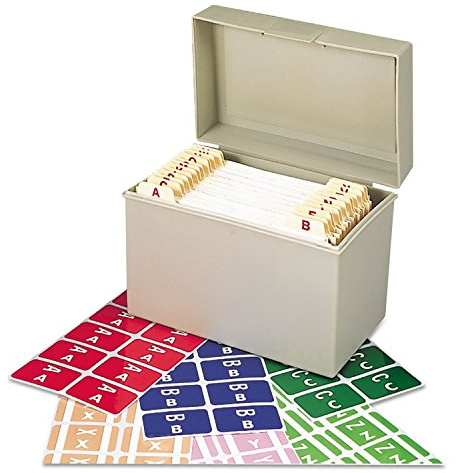 Smead AlphaZ ACCS Color-Coded Alphabetic Label, A-Z, Assorted Colors (67170)