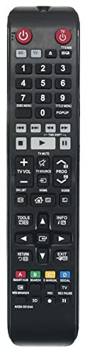 AK59-00164A Remplacement de la télécommande Convient pour Samsung Smart 3D Blu-Ray Player BD-HDD Combo BD-F8500 BD-F8900 BD-F8500N BD-F8900N BD-F8500A BD-F8900A BD-F8509S BD-F8909S BD-F6900 F6909S