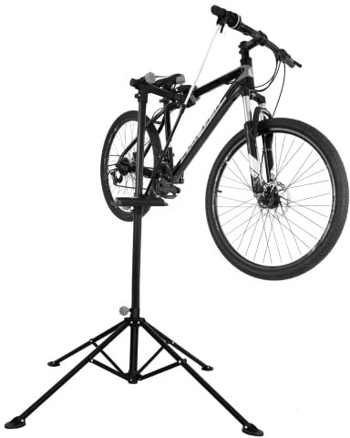 Fahrrad Montageständer für Mountainbike, E-Bike, Rennrad und Co, | Reparaturständer für alle Fahrräder höhenverstellbar und drehbar | Fahrradhalter Mark Maintain by BikeBroz