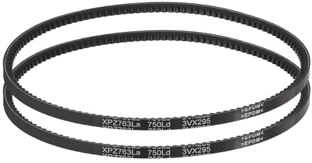 QUARKZMAN 2 Stück XPZ750 EPDM Keilriemen 10 x 750, Förderbänder aus Gummi für Automotor, Industrielle Ausrüstung, Mechanismus