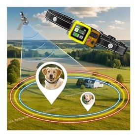 Collare per corteccia per cani di taglia grande, media e piccola, collare intelligente per l'abbaio ricaricabile, collare per addestramento anti-abbaio con 2 vibrazioni regolabili con segnale acustico