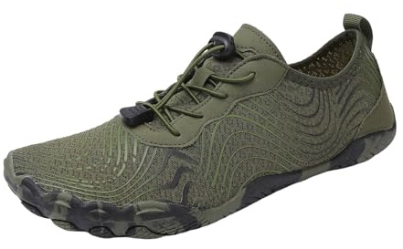 Generisch Unisex Barefoot Shoes, Trail Running Shoes, Quick-Drying Water Sports Shoes, Men's and Women's Barefoot Shoes, Breathable and Non-Slip, with Wide Toe Box & Zero-Drop Sole, Sizes 36-47 EU