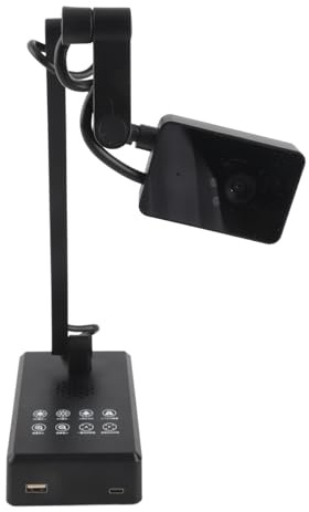 BSTiltion Cámara de documentos USB 4K 16MP ultra alta definición cámara web de documentos ángulo ajustable para OS X para OBS para Android
