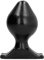 All Black mega dicker Analdildo/Analplug - Plug 16.5 cm Länge - Schwarz 9 Inch
