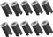 LIGHTWORLD24 10 x Bodeneinbaustrahler Außen Rund IP65, Bodeneinbauleuchte Bodenstrahler befahrbar 1W 6500K Kaltweiß Bodenlampe Wegleuchte 230V
